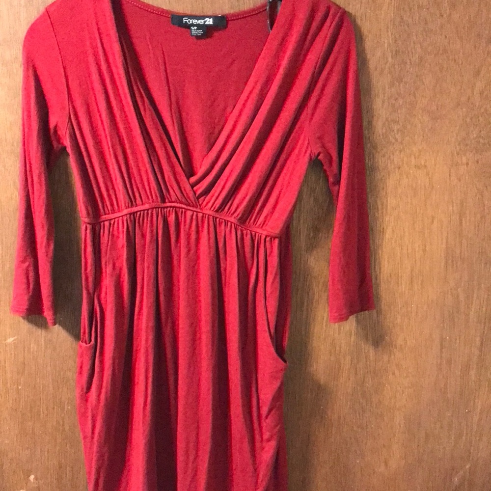 Maurice’s Red dress with 2 side pockets size small